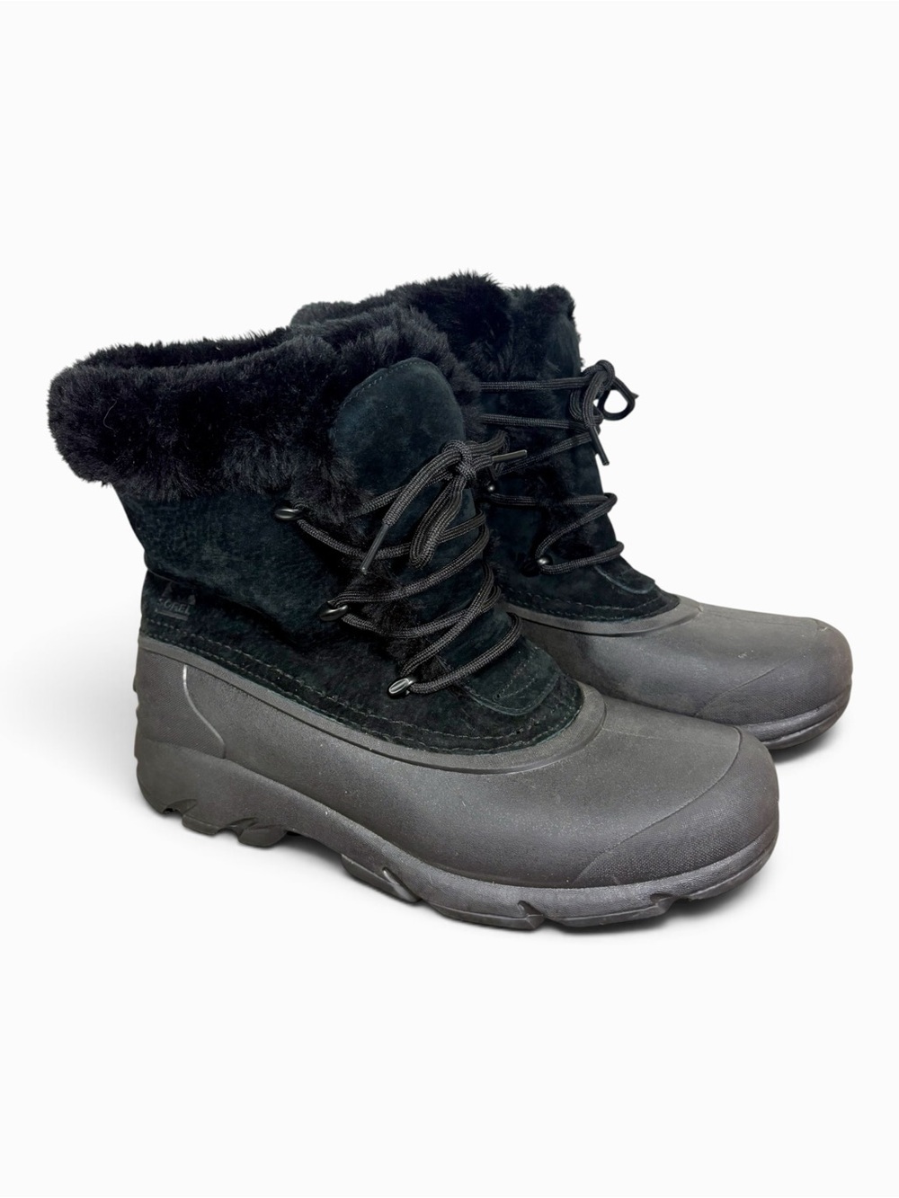 Sorel Snow Angel Lace Insulated Waterproof Winter Ankle Boots- woman’s 10.5